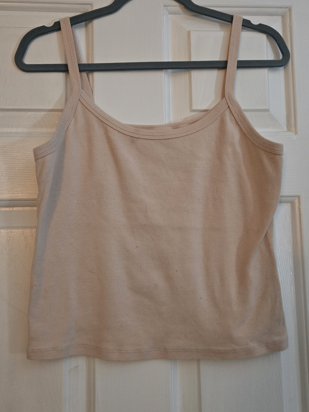 Aritzia Soft Pink Ribbed Tank Top